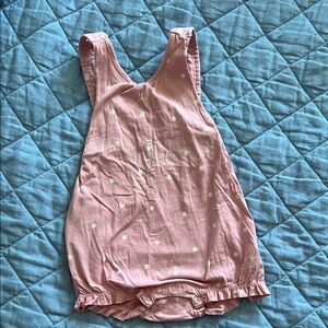 Pink Polka Dot Baby Romper